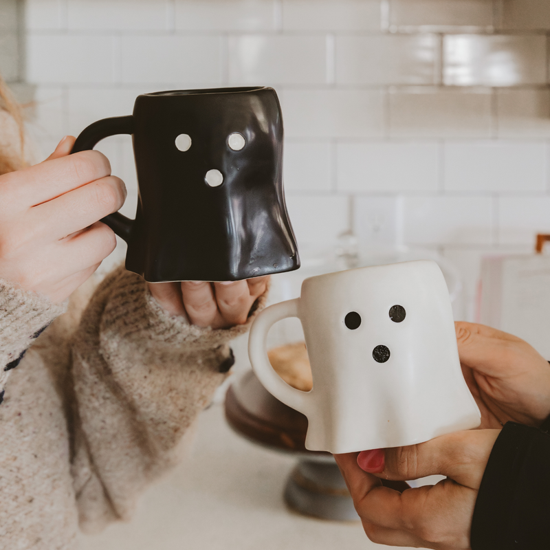 *NEW* Black Ghost Coffee Mug - Halloween & Fall Decor