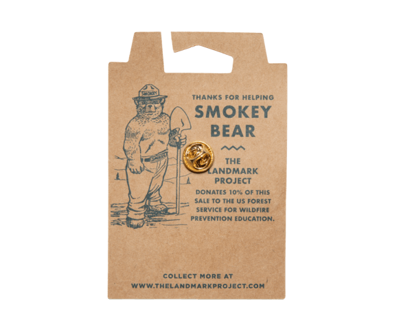 Smokey Bear Enamel Pin - Mae It Be Home