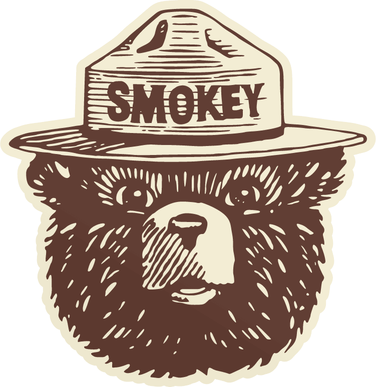 Smokey Logo Sticker - Mae It Be Home