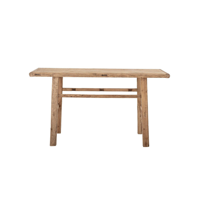 Reclaimed Elm Wood Console Table - Mae It Be Home