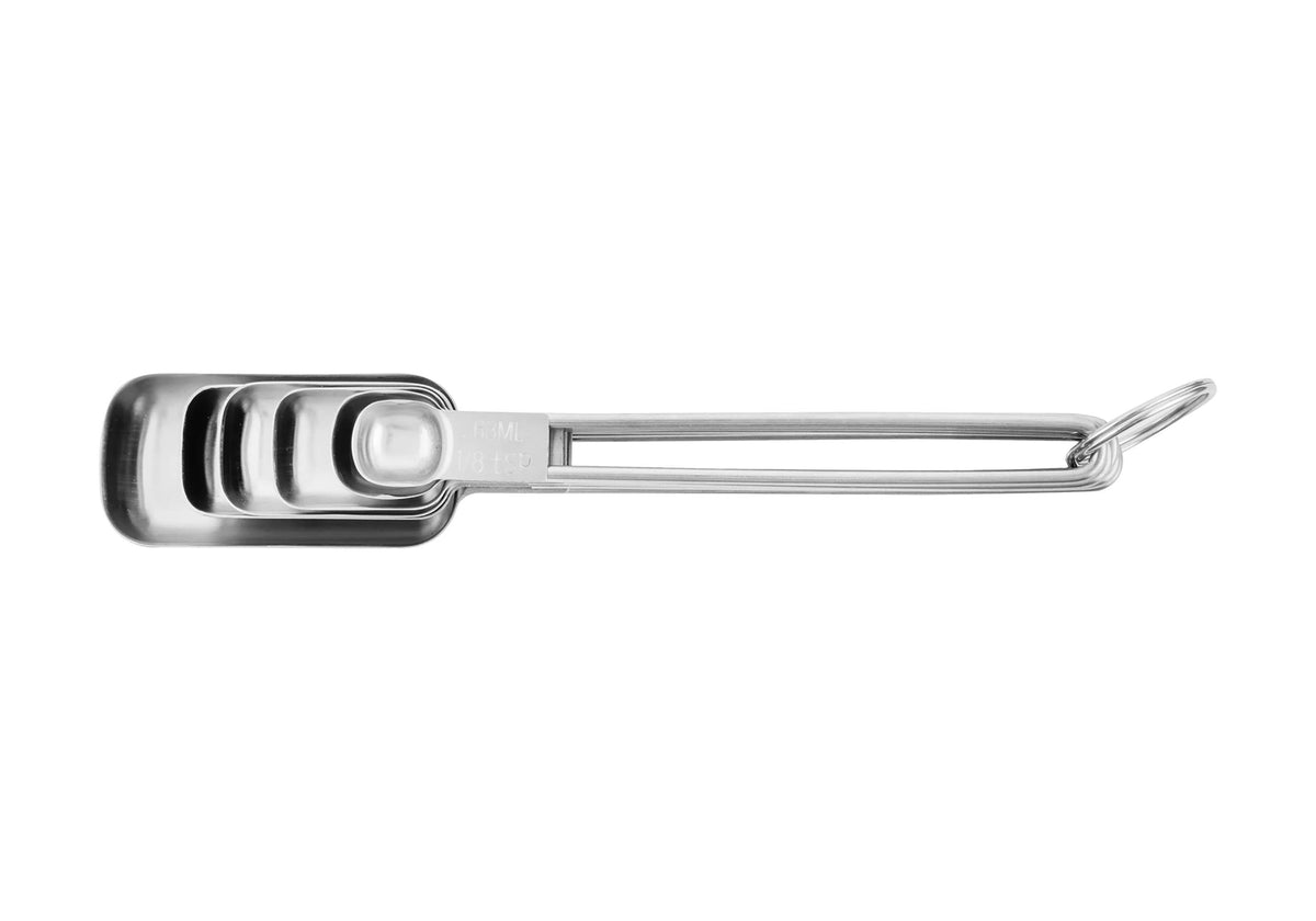 Fox Run Measuring Spoon Set, Stainless Steel, Set of 6