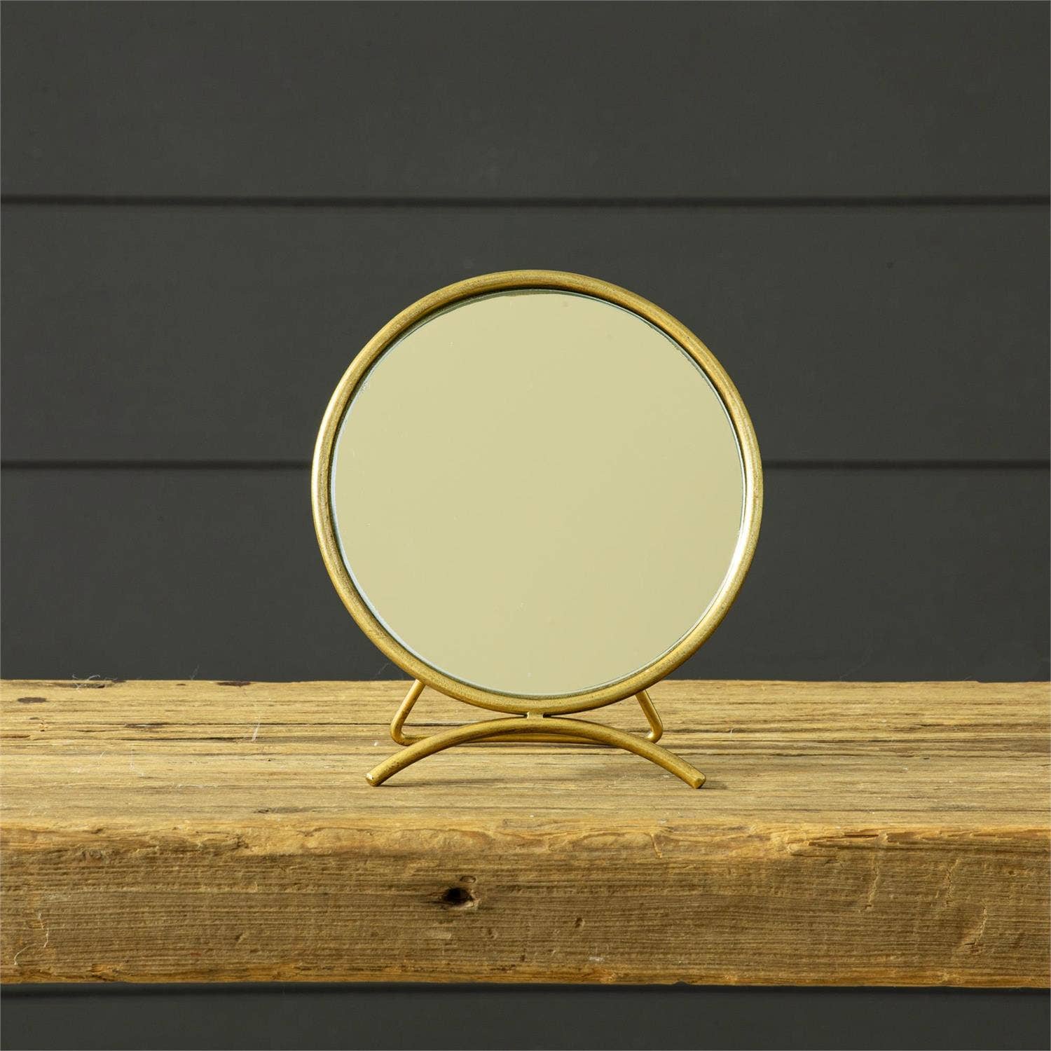 Gold Tabletop Mirror