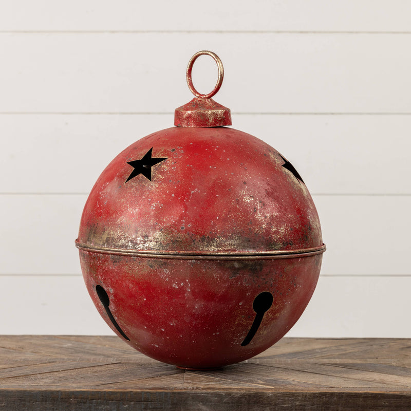 16" RED STAR SLEIGH BELL
