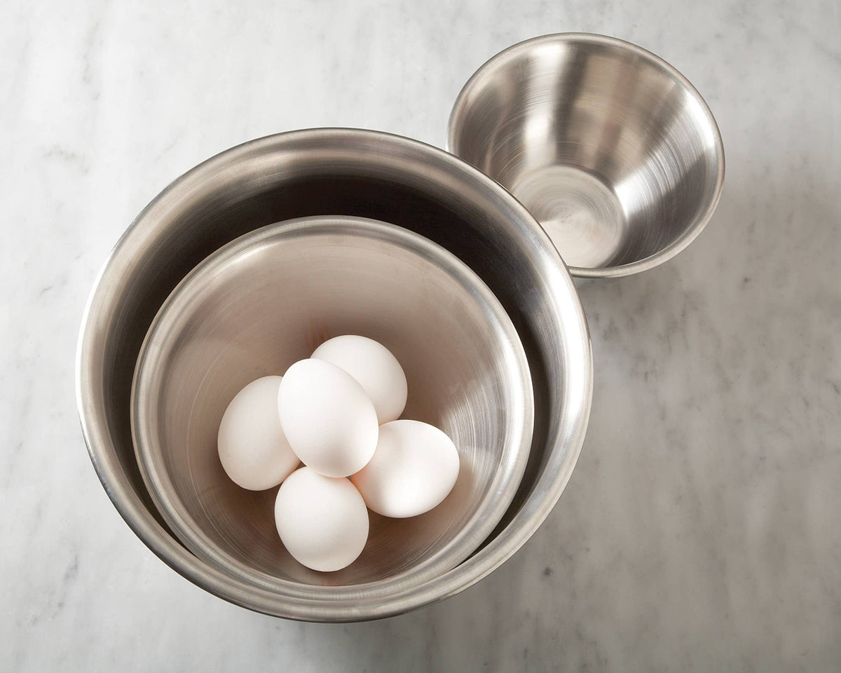 Fox Run Small Stainless Steel Mixing Bowl, 0.5-Quart