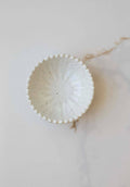 Ruffled Edge Ceramic Pinch Bowls