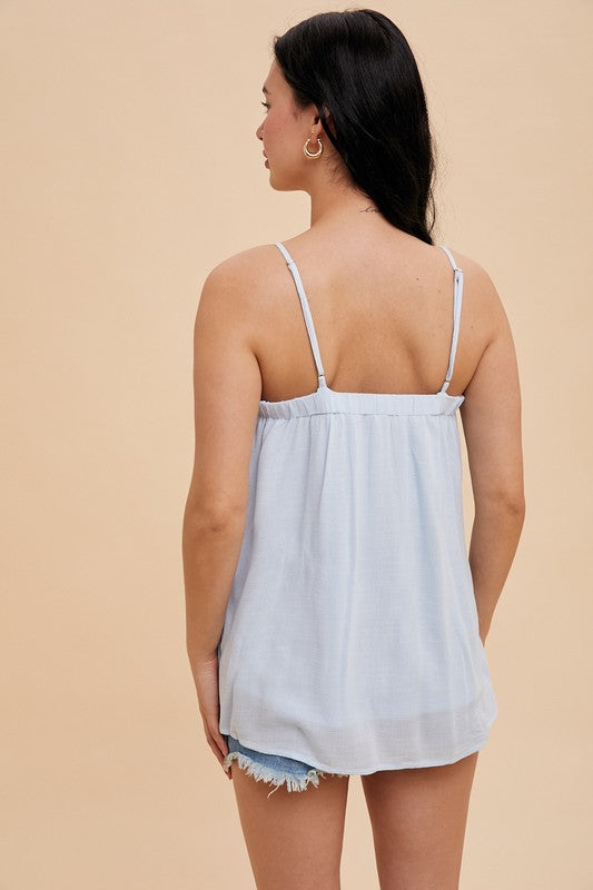 Embroidered Cami