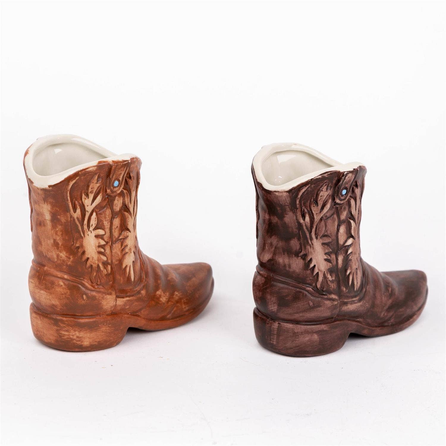 Ceramic Western Boots