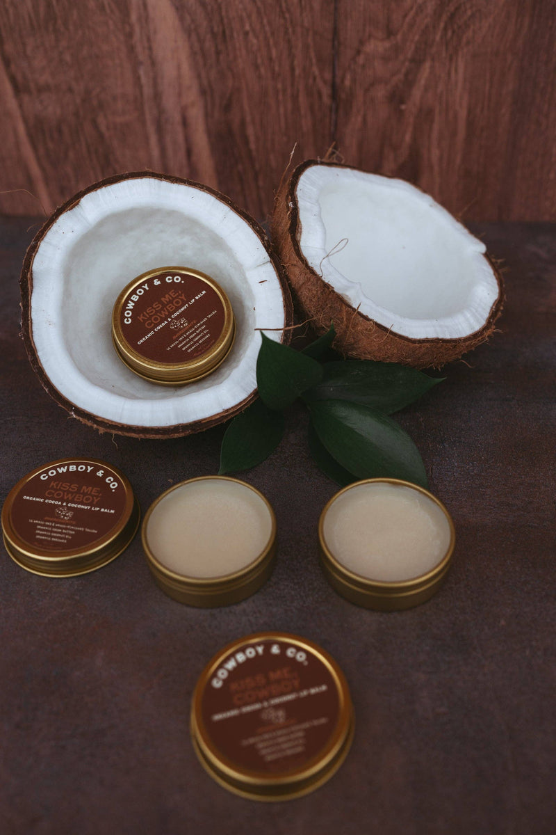 Kiss Me, Cowboy - Organic Cocoa & Coconut Lip Balm
