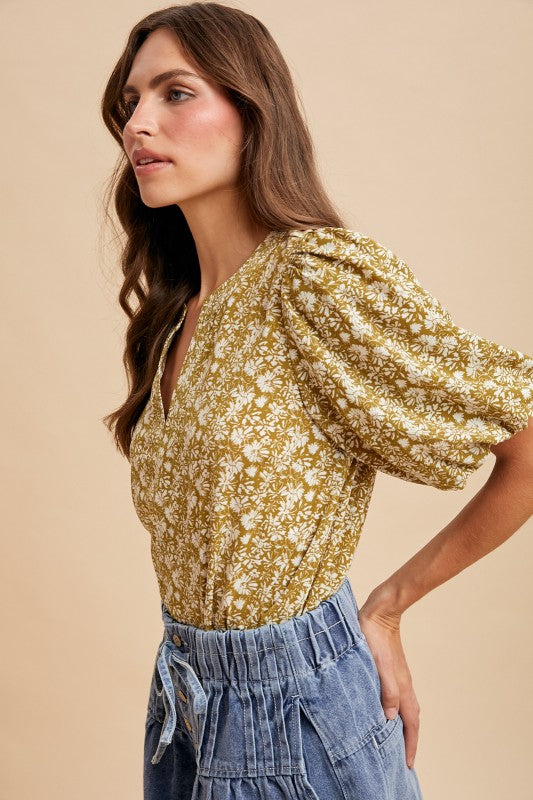 The Annie Puffed Sleeved Blouse