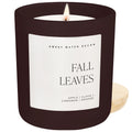 Fall Leaves 15 oz Soy Candle, Matte Jar - Home Decor