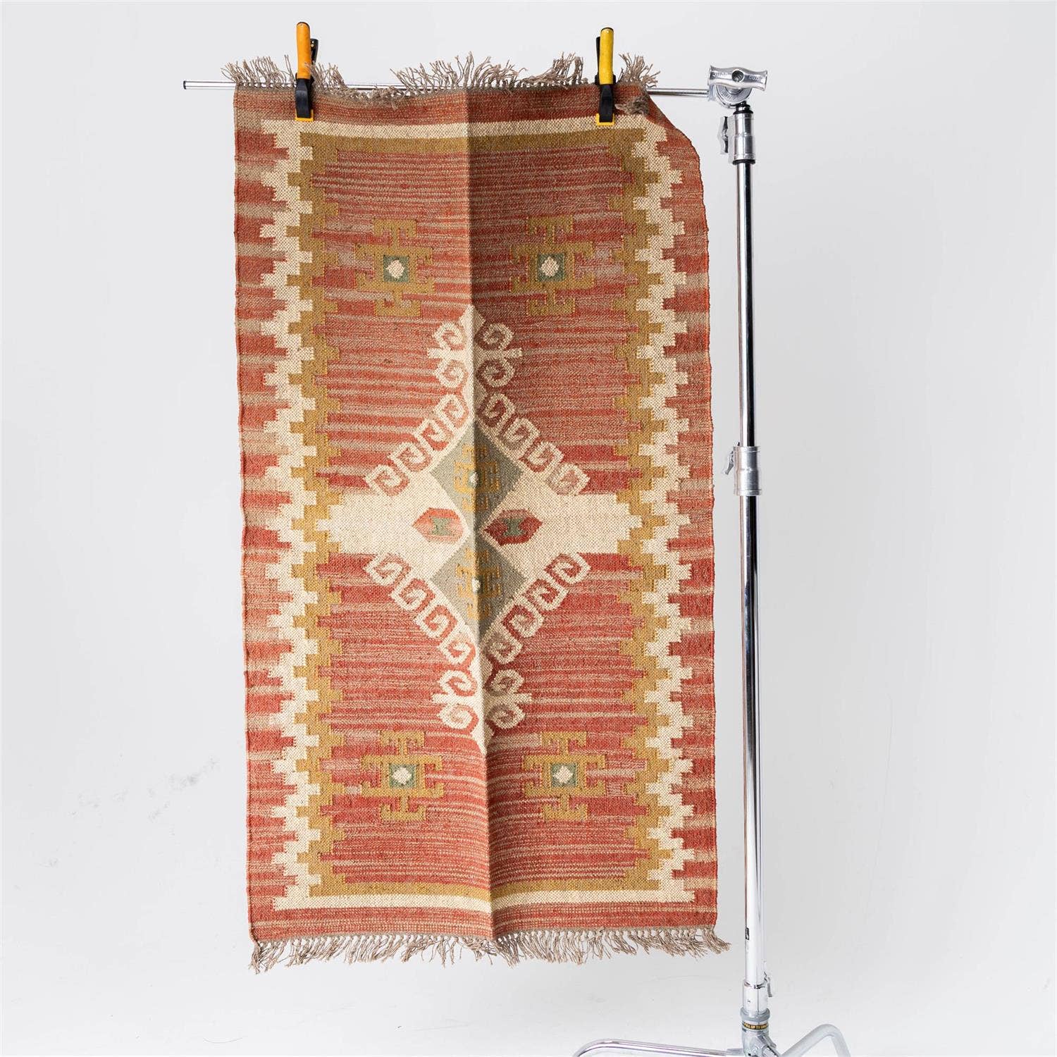 Kilim Dhurrie Rug Jute, Wool, 3' X 5'