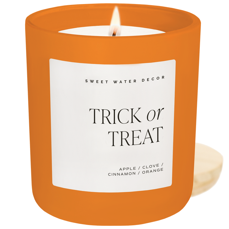 *NEW* Trick or Treat 15 oz Soy Candle, Matte Jar - Halloween
