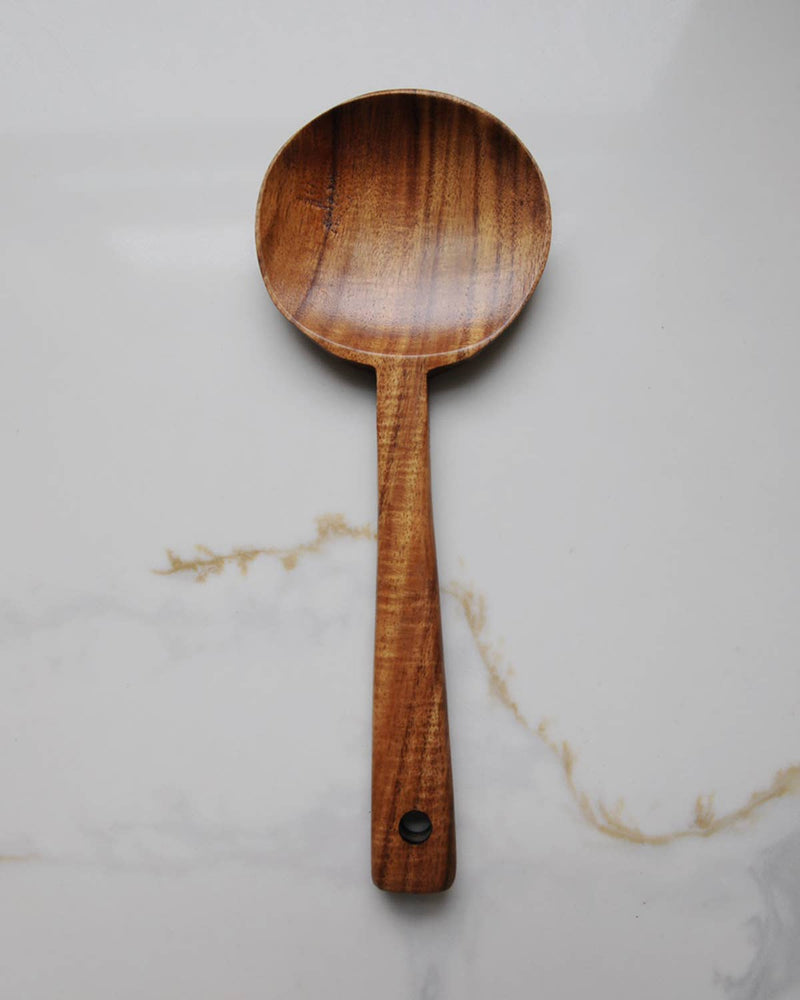 Teak Wood Long Handle Spoon