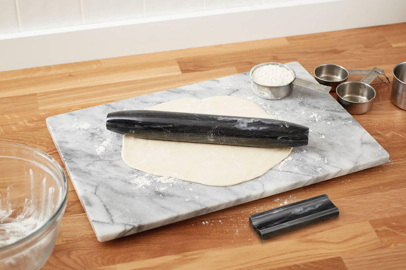 Fox Run 48759 Marble 12-Inch Tapered Rolling Pin, Black - Mae It Be Home