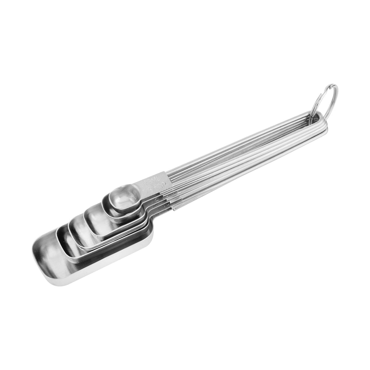 Fox Run Measuring Spoon Set, Stainless Steel, Set of 6