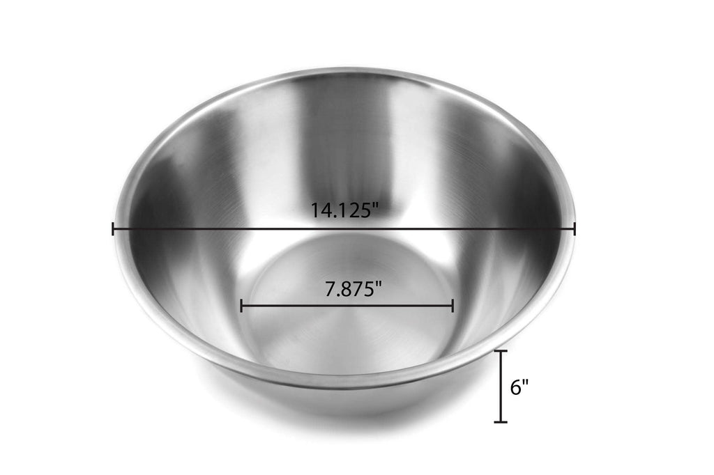 Fox Run Large Stainless Steel Mixing Bowl, 10.75-Quart