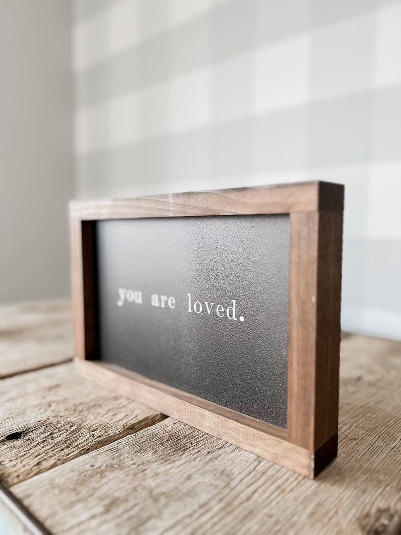 You Are Loved Wood Sign | Valentine&