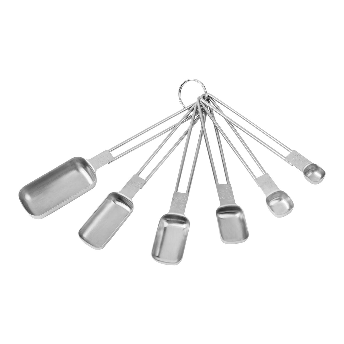 Fox Run Measuring Spoon Set, Stainless Steel, Set of 6