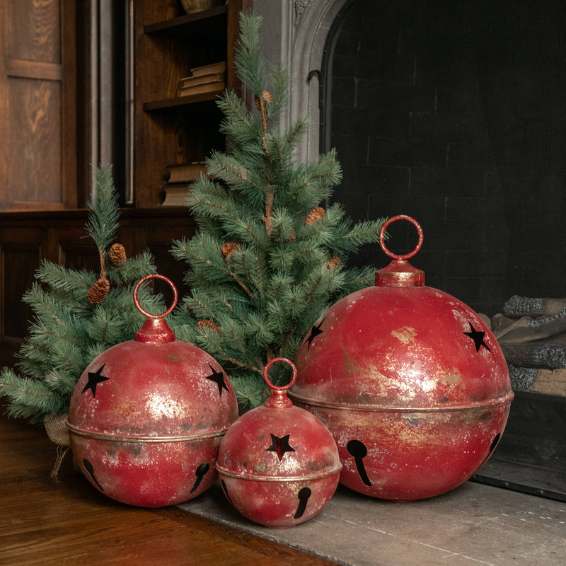 16" RED STAR SLEIGH BELL