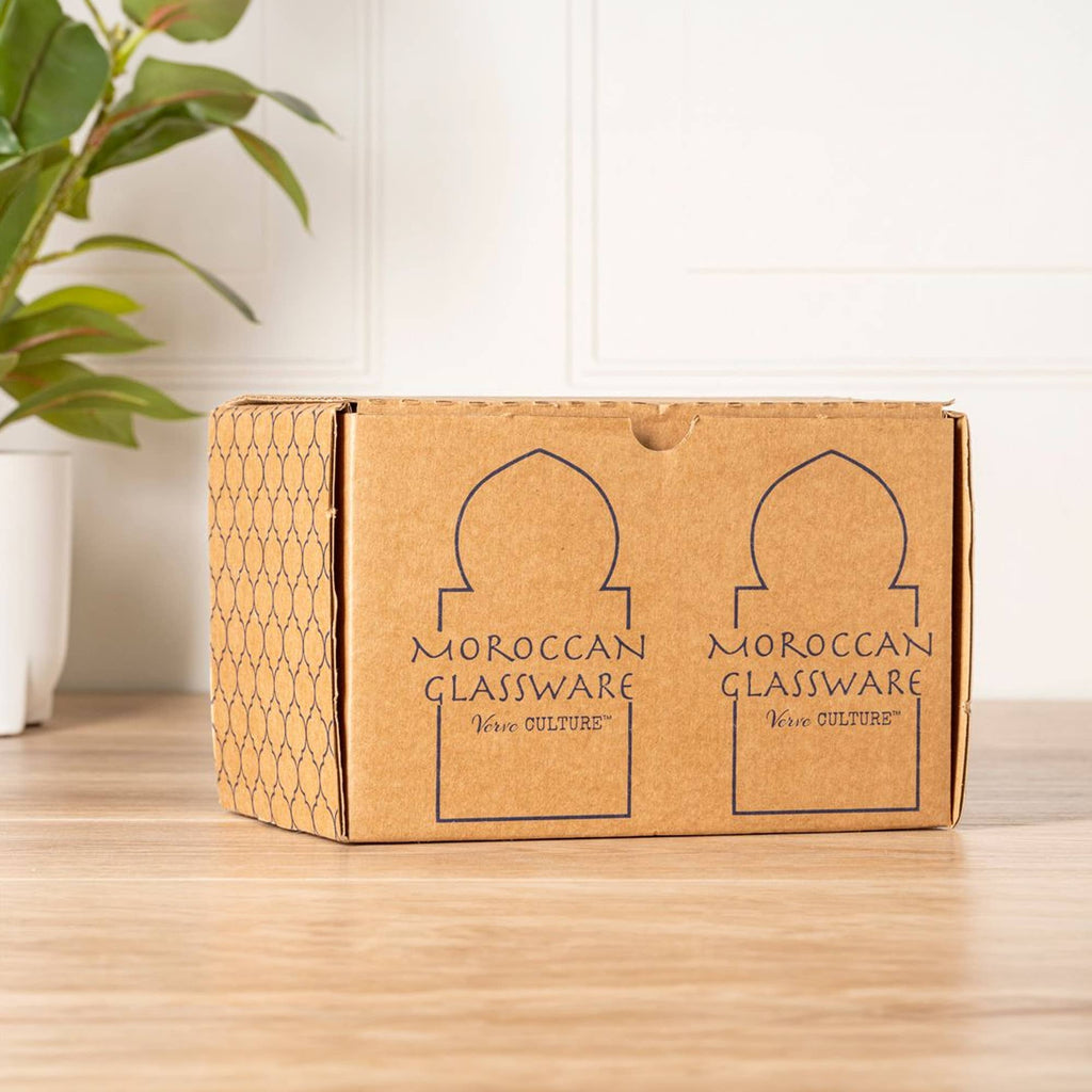 Handblown Moroccan Cone Champagne Glasses