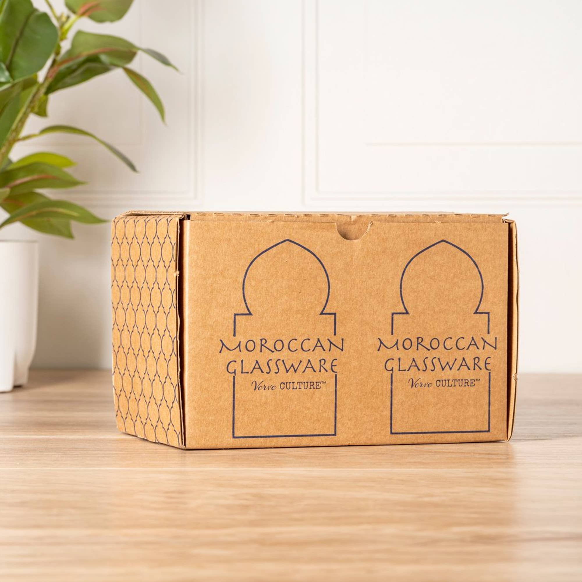 Handblown Moroccan Cone Champagne Glasses