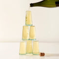 Handblown Moroccan Cone Champagne Glasses