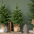 20" PINE TREE W/ TIED BURLAP BASE
