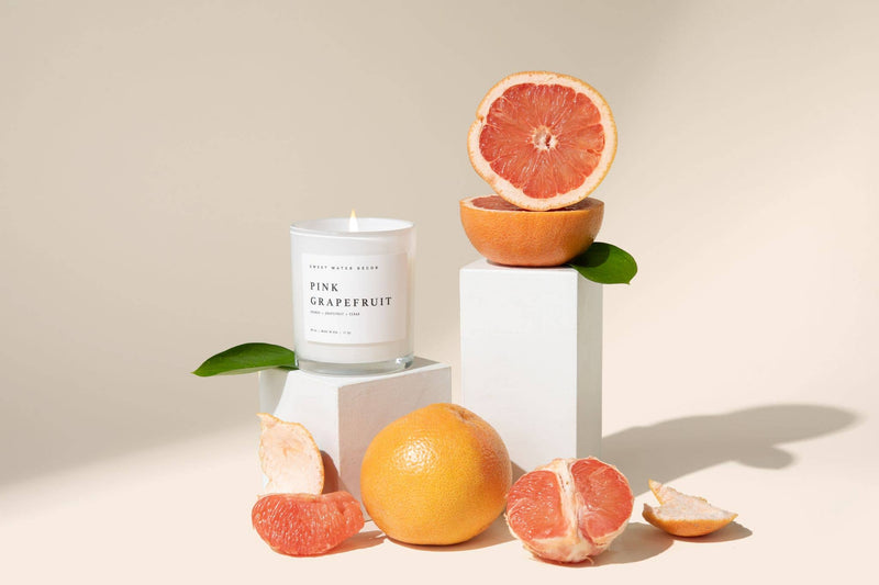 *NEW* Pink Grapefruit 11 oz Soy Candle - Home Decor & Gifts