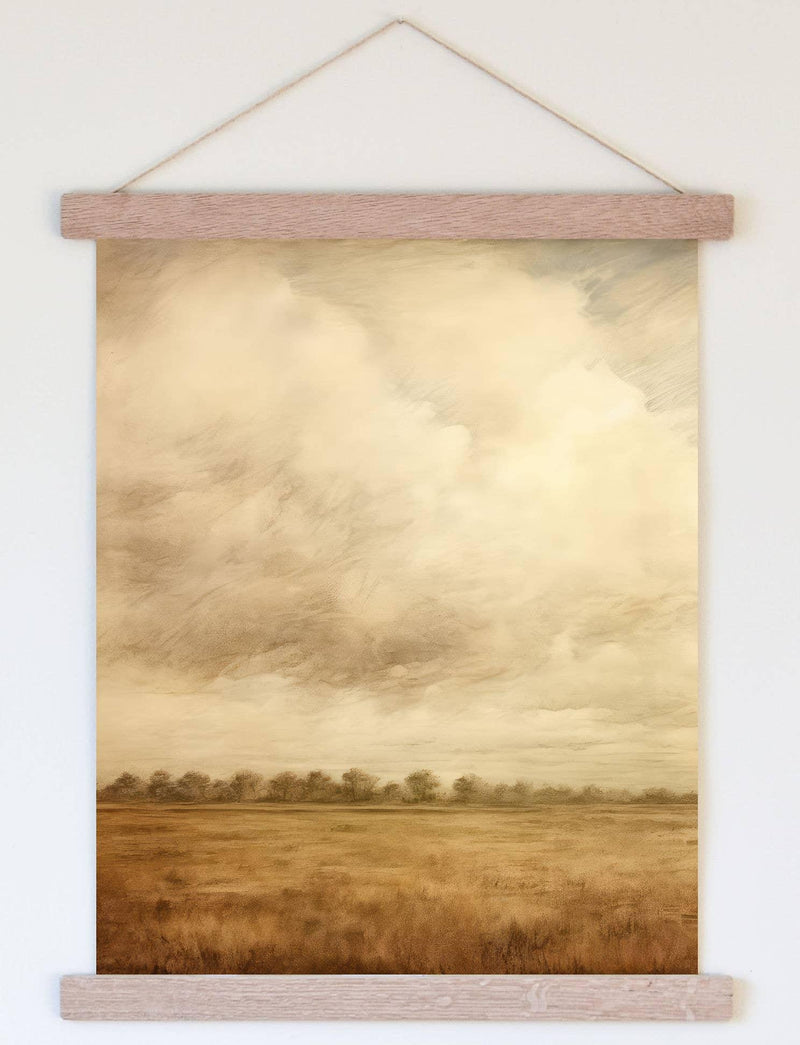 Amber Landscape | Vintage Canvas Art | Made in USA - Mae It Be Home