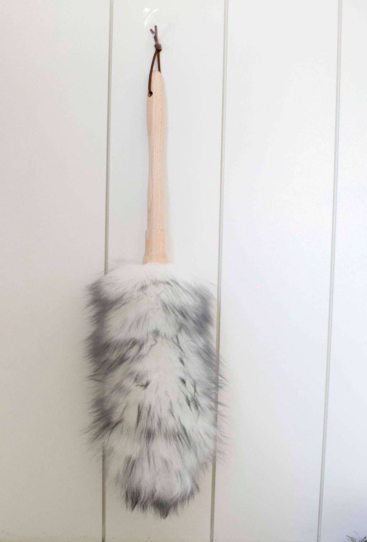 Wool Duster with Wooden Handle