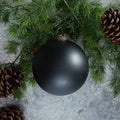 5" MATTE BLACK KUGEL ORNAMENT