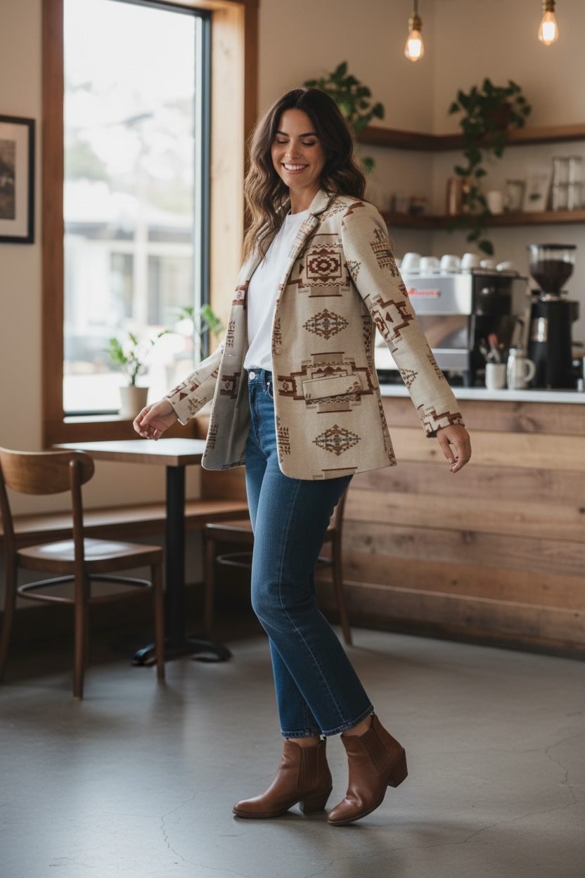 The Aztec Jacquar Blazer