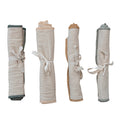 Cotton Double Cloth Burp Cloth with Constrasting Edge