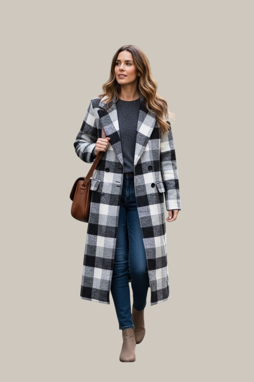 Emerald's Plaid Coat
