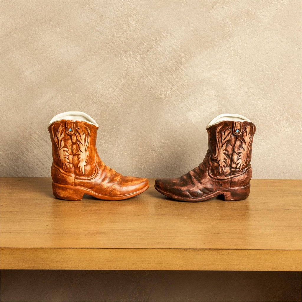 Ceramic Western Boots