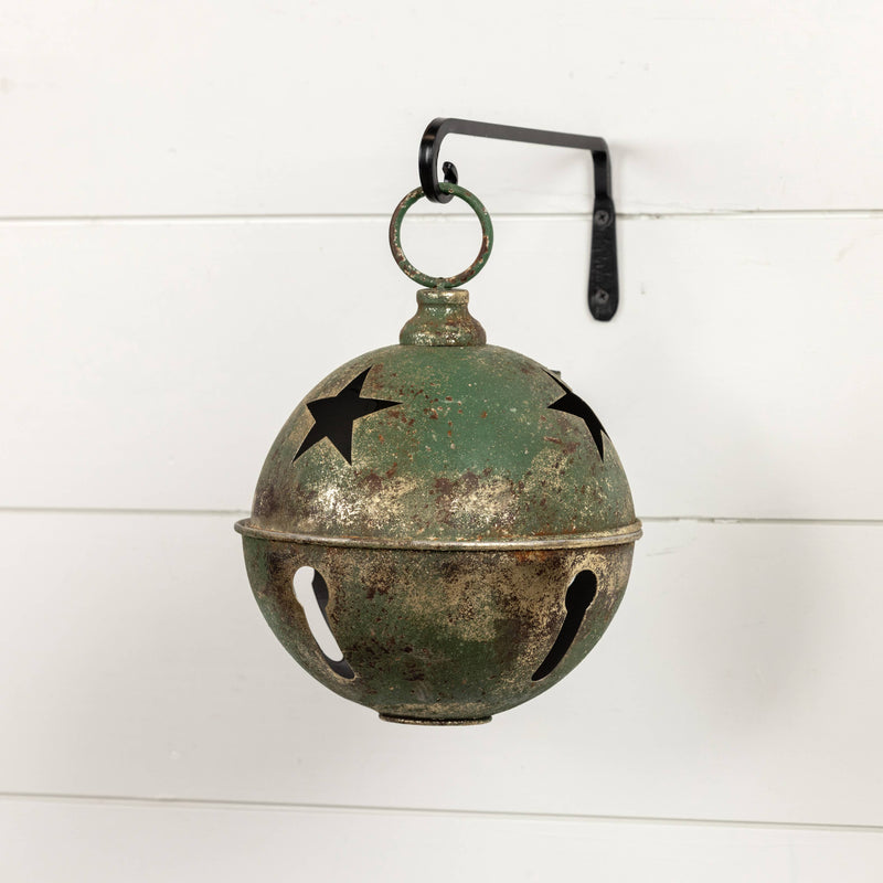 8.5" GREEN STAR SLEIGH BELL