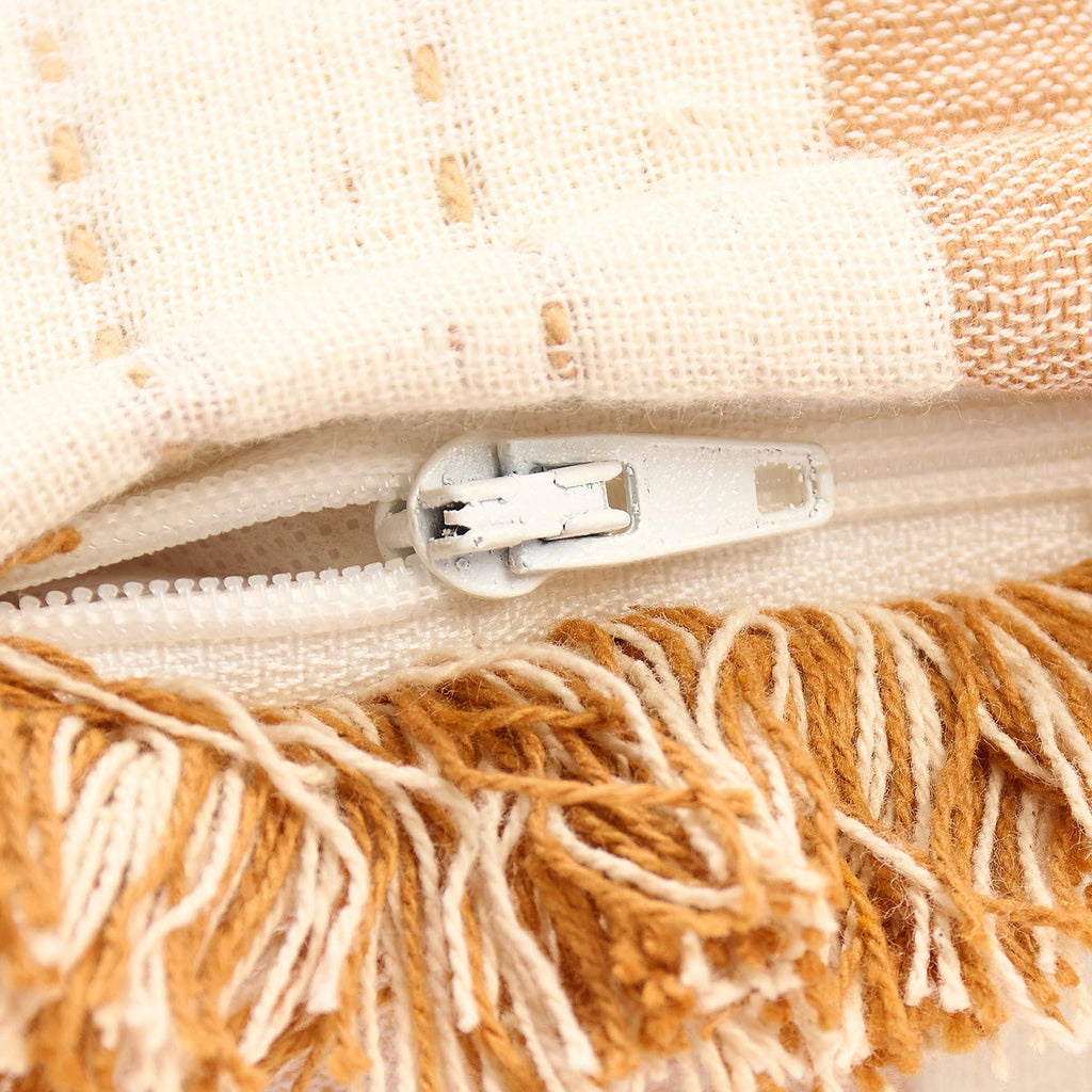 Striped Rust Pillow