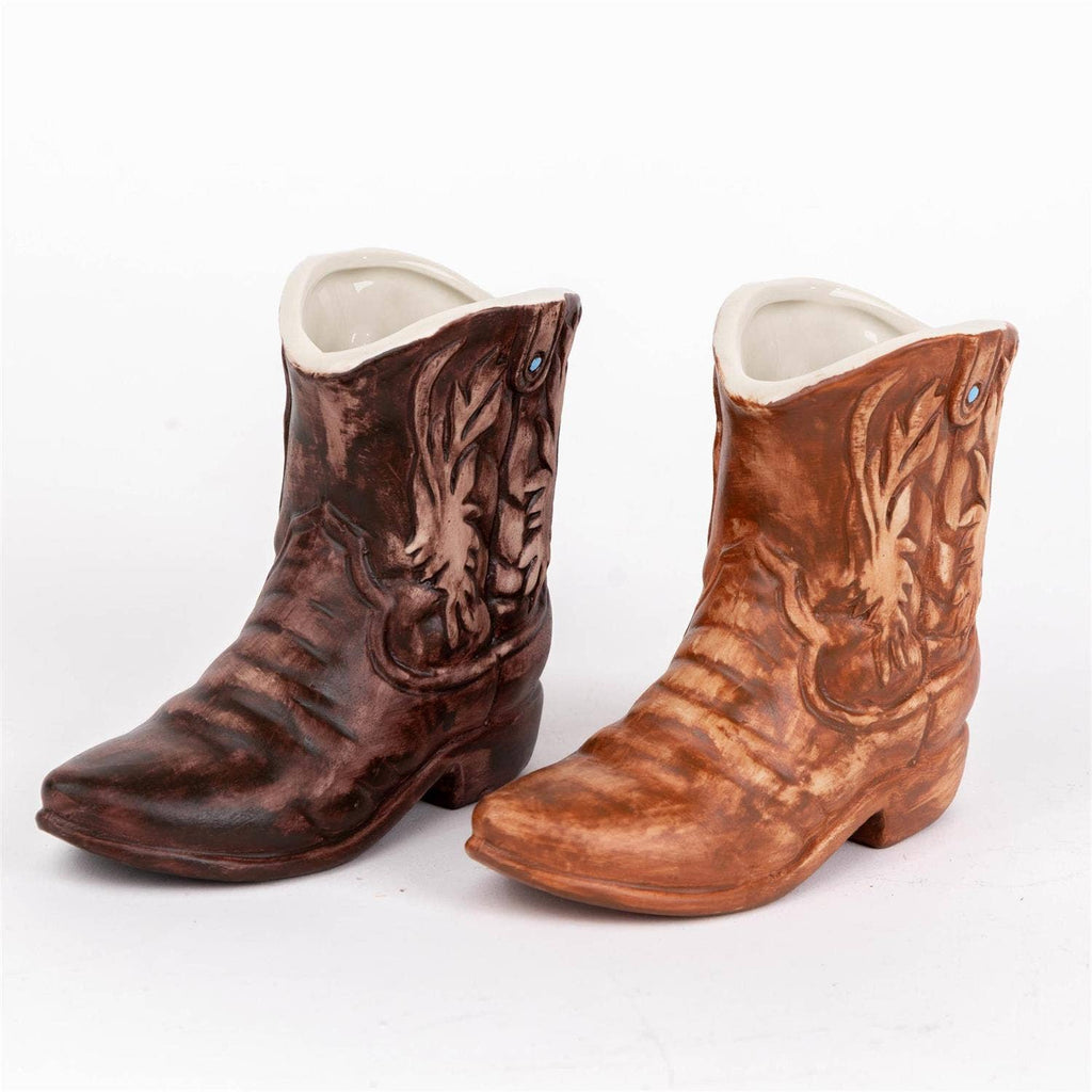 Ceramic Western Boots