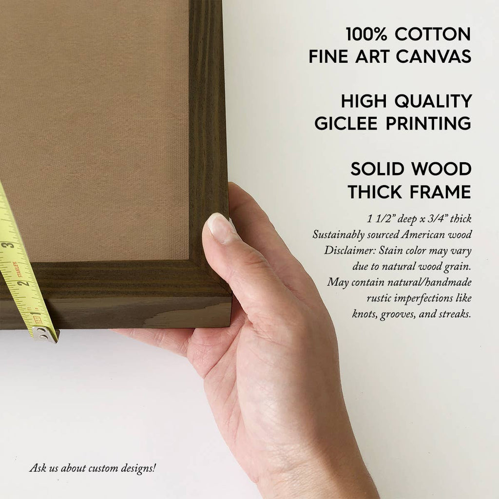 The Frontier Rider - Wood Framed Wall Art