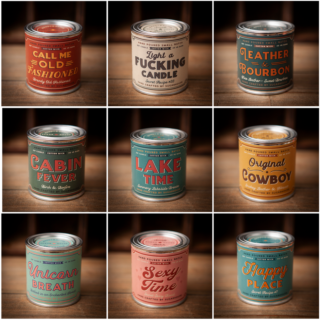 PRE-ORDER NOW-Light a Fucking Candle Soy Paint Can Candle