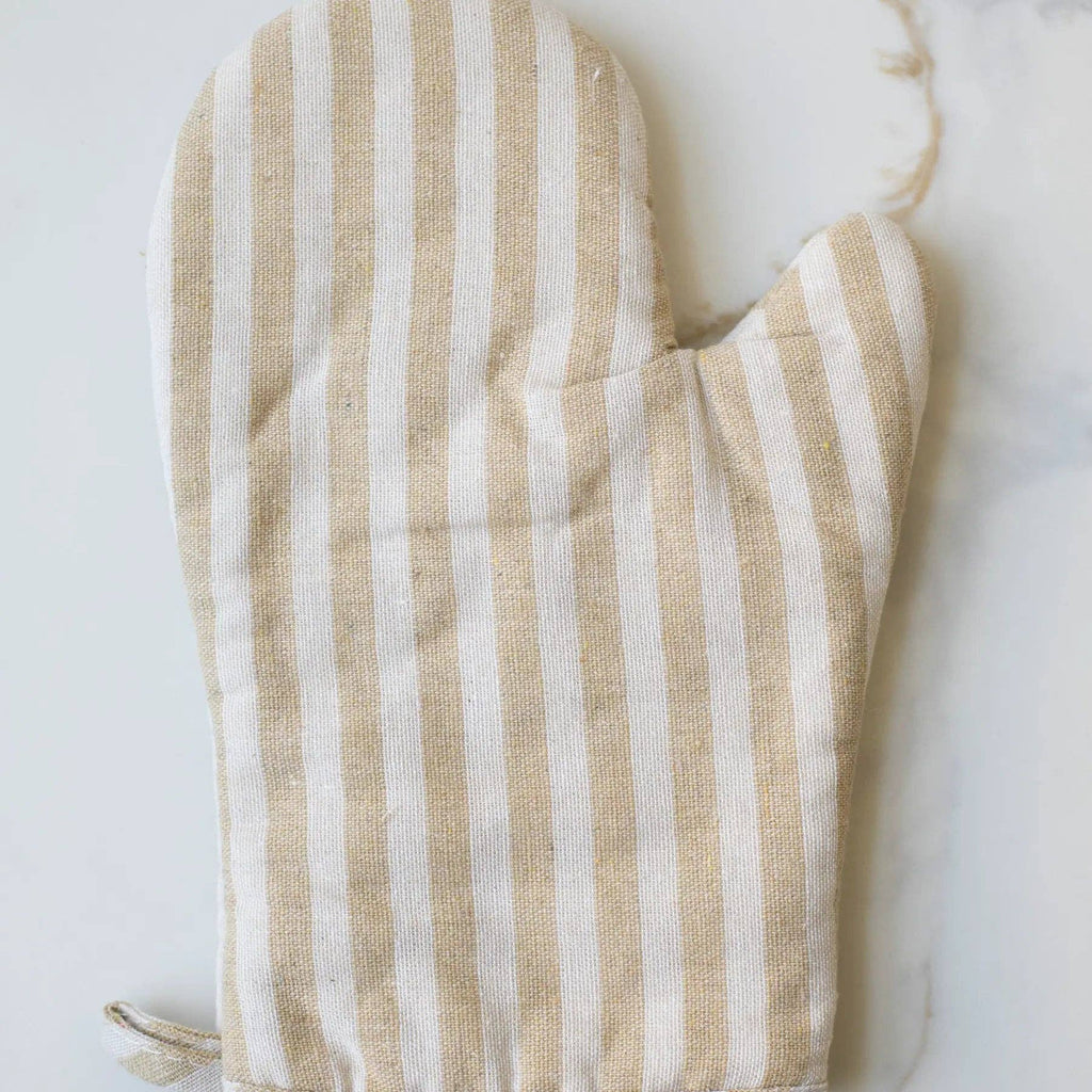 Stripe Oven Mitt