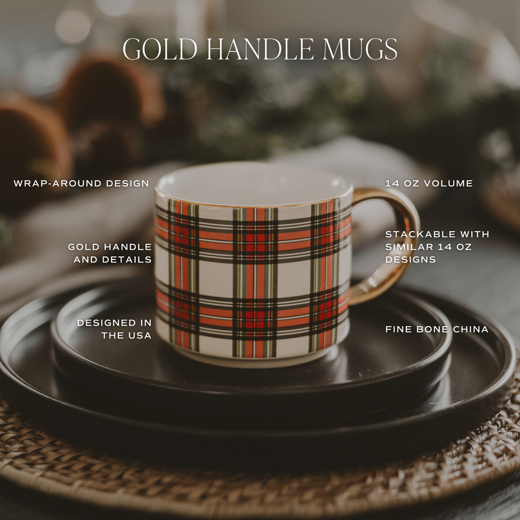 *NEW* Green Plaid Coffee Mug - Christmas Decor & Gifts
