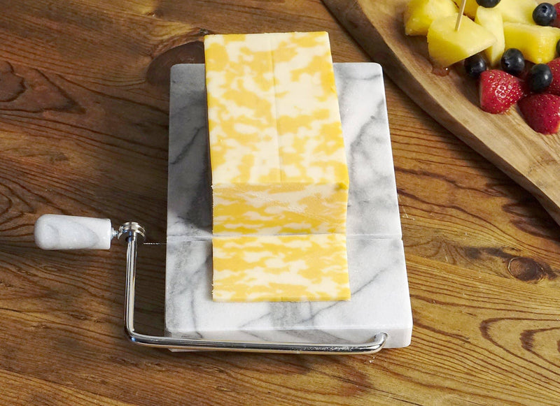 White Marble Cheese Slicer - Mae It Be Home