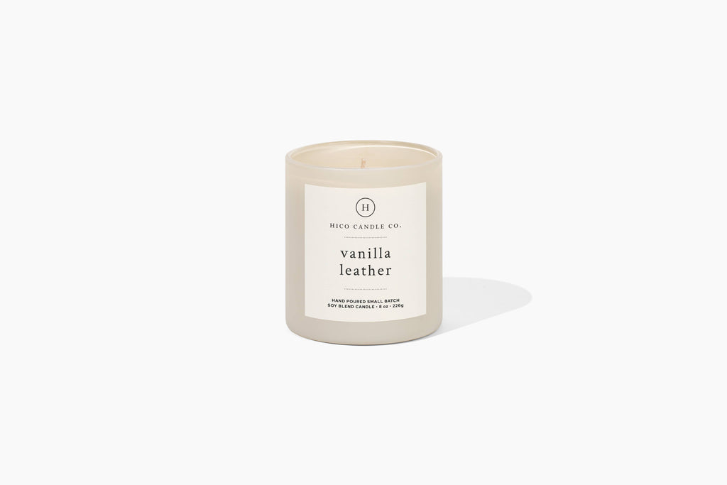 Vanilla Leather - 8oz. Candle