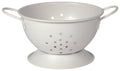 Matte Steel White Colander Small