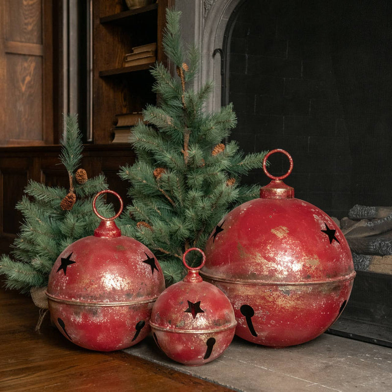16" RED STAR SLEIGH BELL