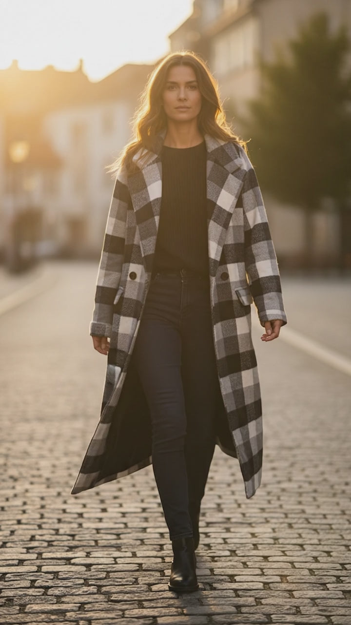 Emerald's Plaid Coat