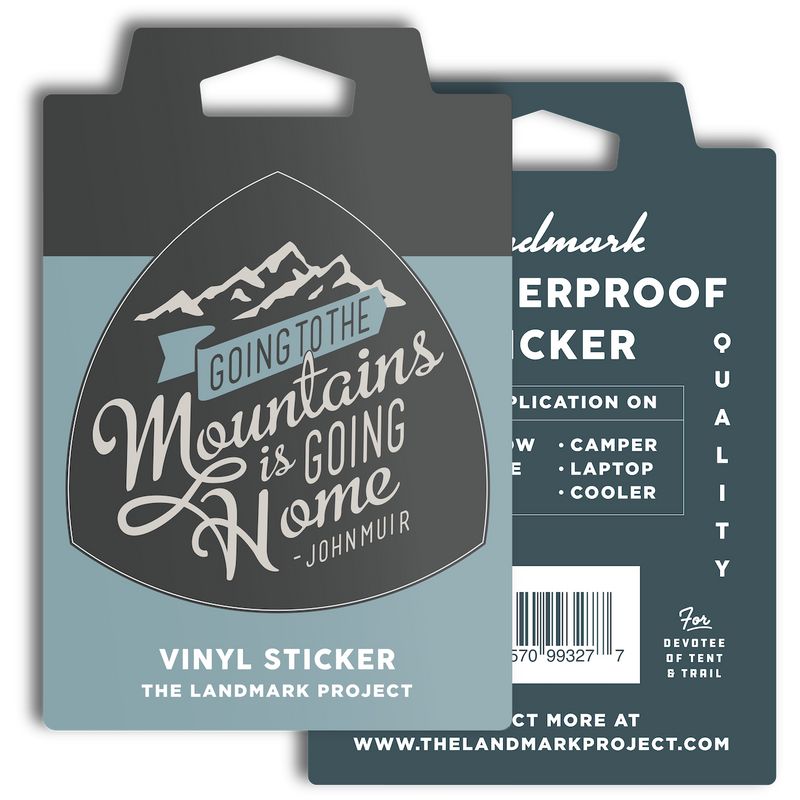 Going to the Mountains - Sticker