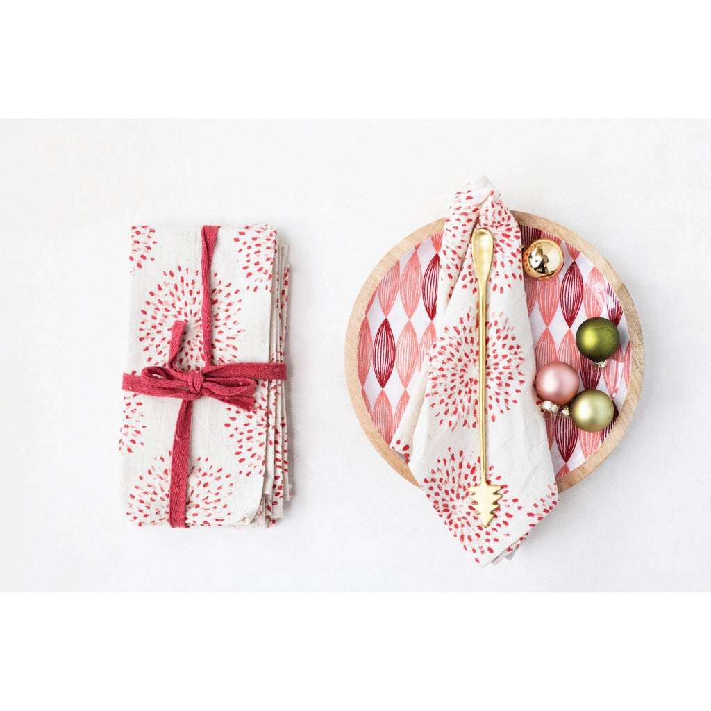 18" Square Cotton Blend Napkins, Set of 4 - Mae It Be Home