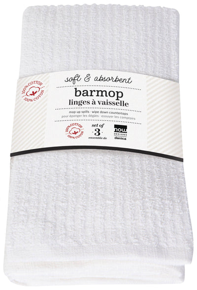Utility Barmops Large White Set of 3 - Mae It Be Home